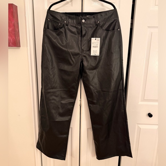 Zara Denim - Zara Black Relaxed Fit Pants